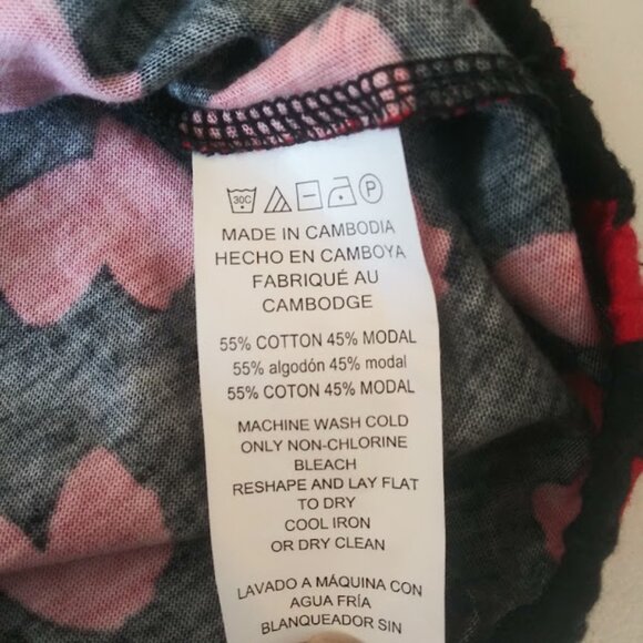 Michael Kors red and black top women's size M - Picture 13 of 16